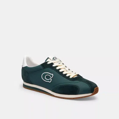 Coach Flat Sneaker In Green