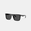 Coach Flat Top Square Sunglasses In Black