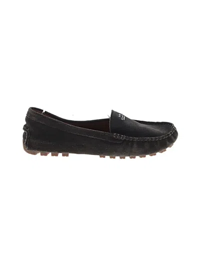 Pre-owned Coach Flats In Black
