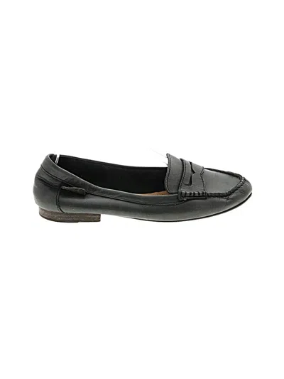 Pre-owned Coach Flats In Black