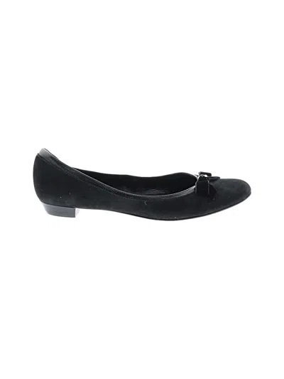 Pre-owned Coach Flats In Black
