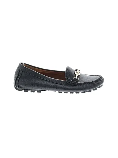Pre-owned Coach Flats In Black