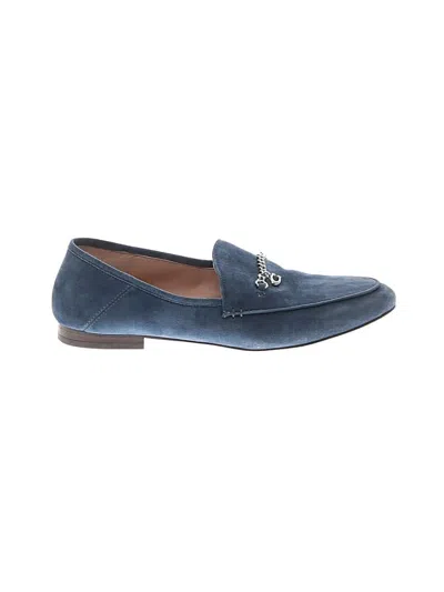 Pre-owned Coach Flats In Blue