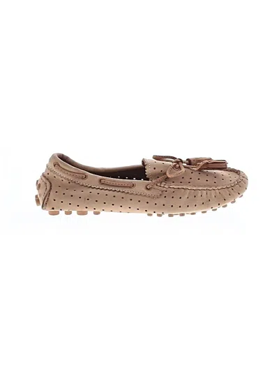 Pre-owned Coach Flats In Brown