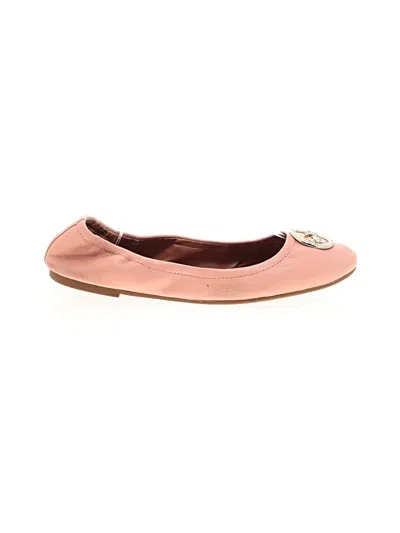 Pre-owned Coach Flats In Pink