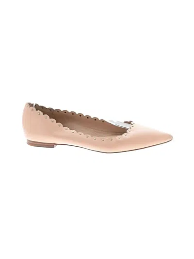 Pre-owned Coach Flats In Tan