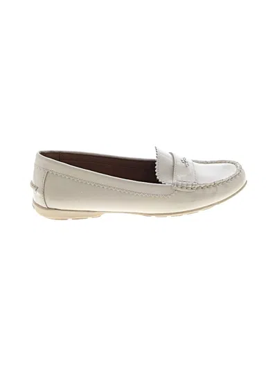 Pre-owned Coach Flats In White