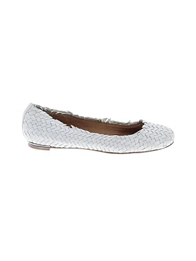 Pre-owned Coach Flats In White