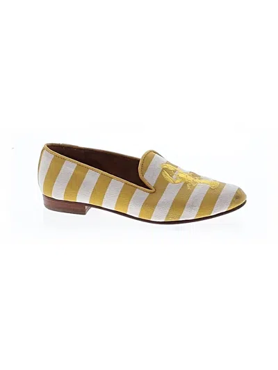 Pre-owned Coach Flats In Yellow
