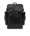 Coach Flip Backpack In Black