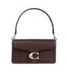 Coach Tabby 26 Logo Plaque Shoulder Bag In Black