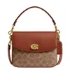 Coach Flip Shoulder Bag In Brown