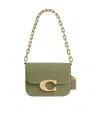 Coach Flip Shoulder Bag In Green