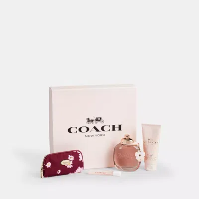 Coach Floral Eau De Parfum 4 Piece Gift Set In Multi