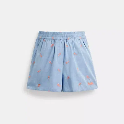 Coach Floral Embroidery Boxer Shorts