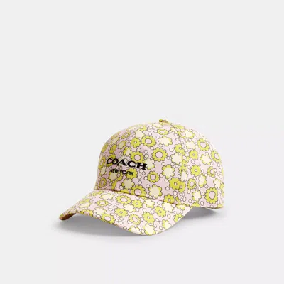 Coach Floral Print Baseball Hat