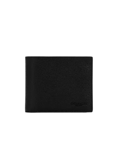 Coach Folding Wallet In Black