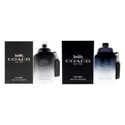 Coach For Men - 2 Pc Kit 3.3oz Edt Spray, 2oz Blue Edt Spray In Multi