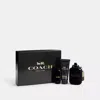 Coach For Men Eau De Parfum 3 Piece Gift Set In Black