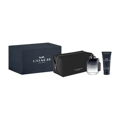 Coach For Men Eau De Toilette 3-pc Gift Set In Transparent