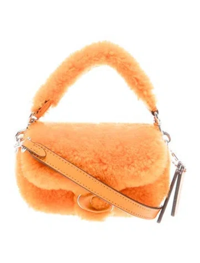 Pre-owned Coach Fur The Lil Nas X Drop Tabby 12 Vintage W/ Tags In Orange