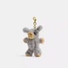 Coach Fuzzy Dog Plushie Bag Charm In Shearling