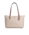Coach Gallery Handbags In Nude