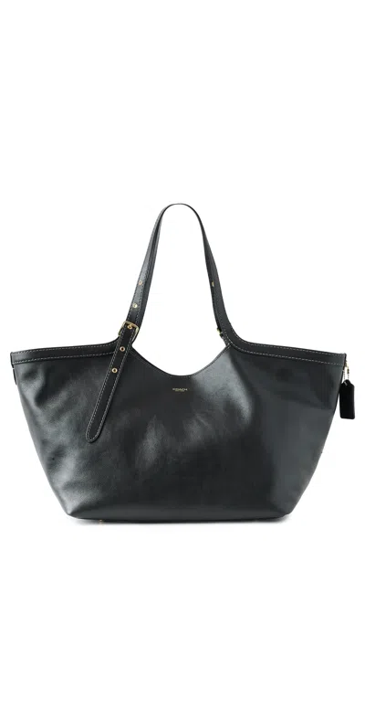 Coach Glazed Leather Gramercy Tote B4/black