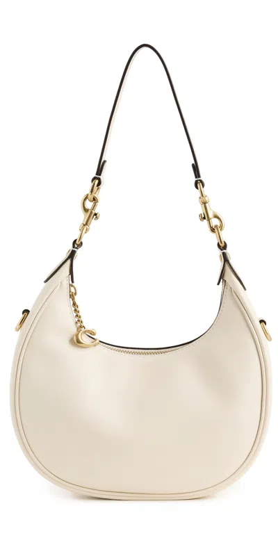 Coach Glovetanned Leather Jonie Bag 22 Chalk In Gray