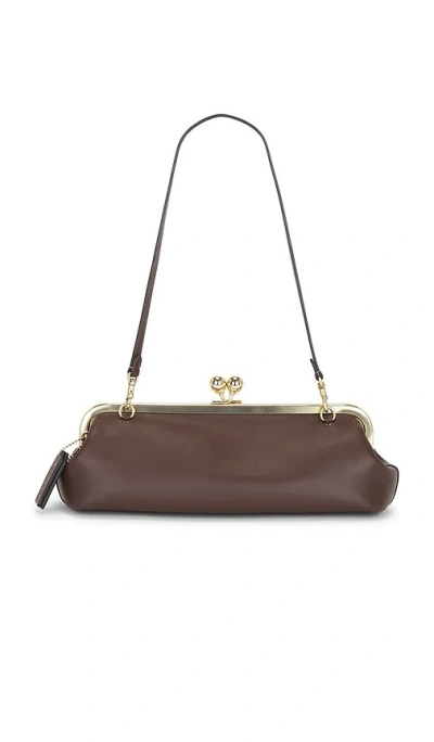 Coach Glovetanned Leather Kisslock Frame Bag 30 In Maple