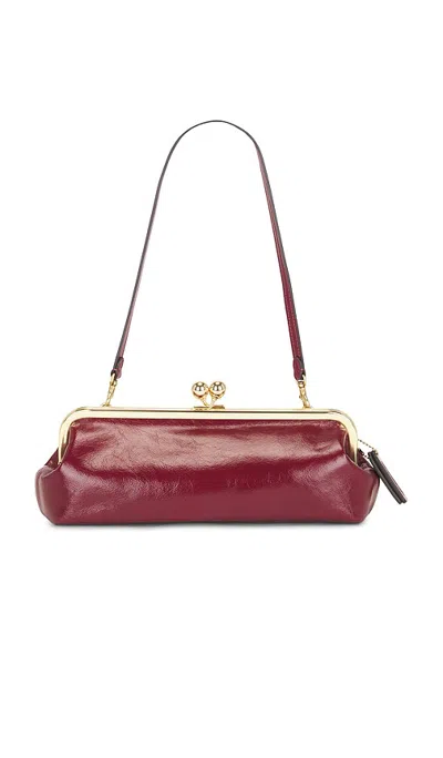 Coach Glovetanned Leather Kisslock Frame Bag 30 In Poppy