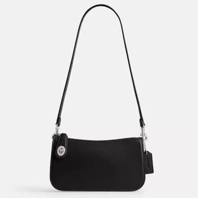 Coach Glovetanned Leather Penn Shoulder Bag In Black