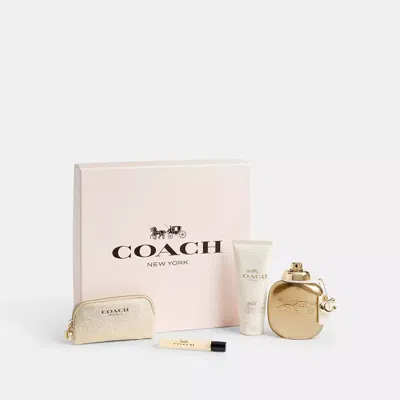 Coach Gold Parfum 4 Piece Gift Set In Multi