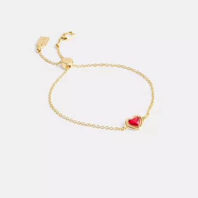 Coach In Gold/red