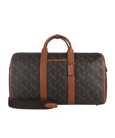 Coach Gotham Duffle Bag 45 With Horse And Carriage Print