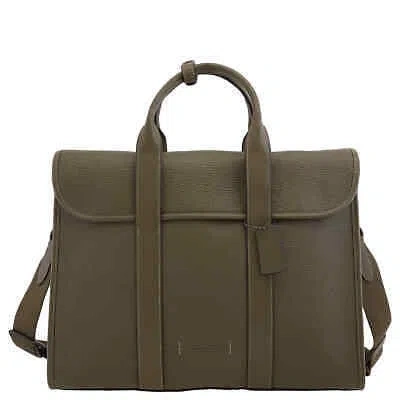 Pre-owned Coach Gotham Portfolio Bag C5318 Ary In Brown