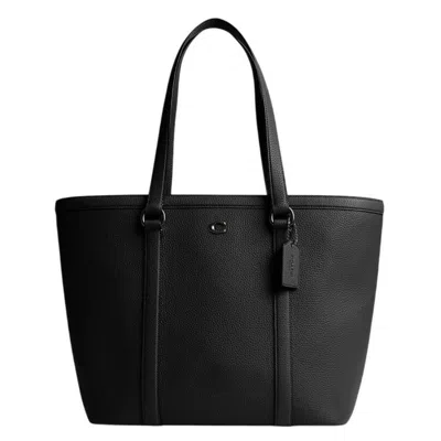 Coach Gotham Zip Tote Bag In Black