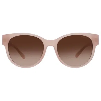 Coach Gradient Brown Oval Ladies Sunglasses Hc8430d 511374 56