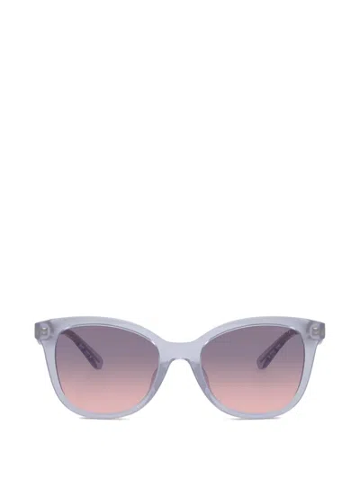 Coach Gradient Cat-eye Sunglasses In Blue