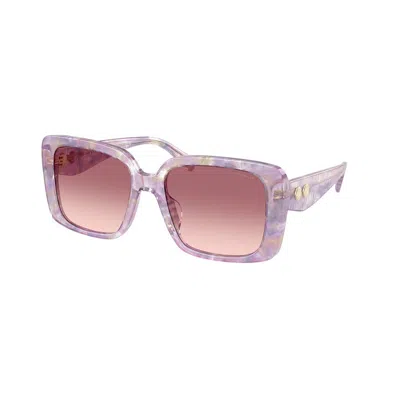 Coach Gradient Pink Purple Square Ladies Sunglasses Hc8424u 58677w 54