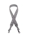 Coach Grain Shoulder Strap In Gray