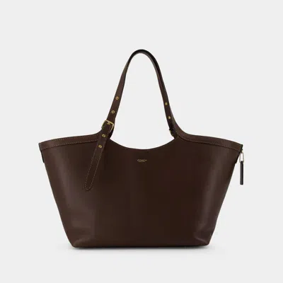 Coach Gramercy Buckle Detailed Tote Bag In Brown