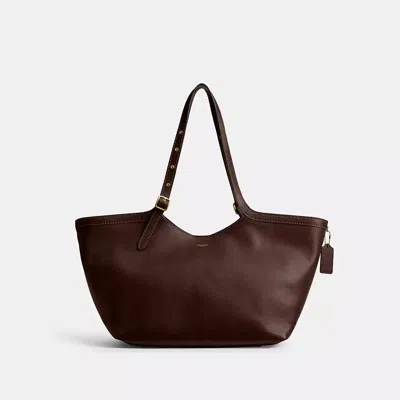 Coach Gramercy Tote In Brass/maple