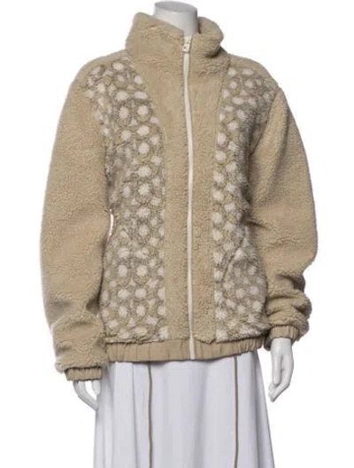 Pre-owned Coach Graphic Print Jacket W/ Tags In Neutral