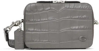 Coach Gray Charter Crossbody 91 Bag In Charcoal