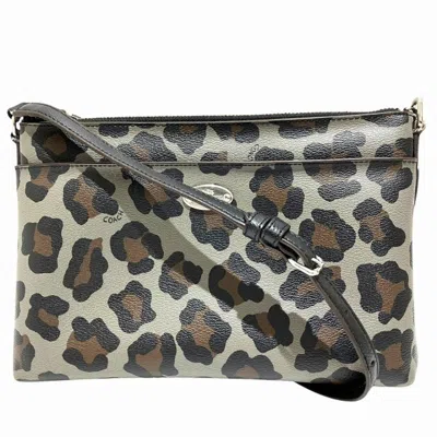 Pre-owned Coach Gray Pvc Shoulder Bag ()
