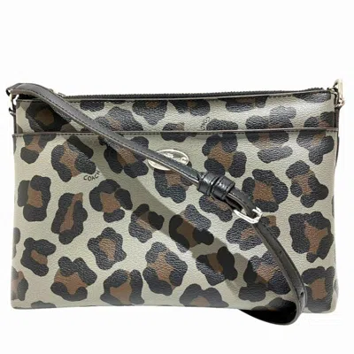 Pre-owned Coach Gray Pvc Shoulder Bag ()