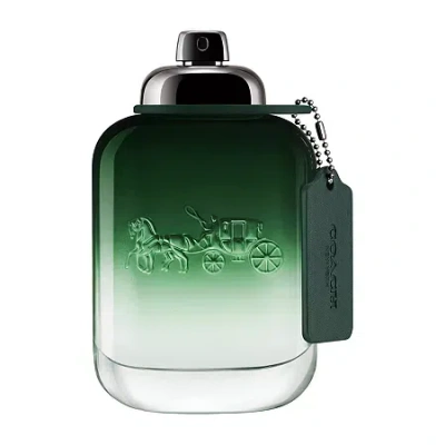Coach Green Eau De Toilette 3.3 oz Cologne In Transparent