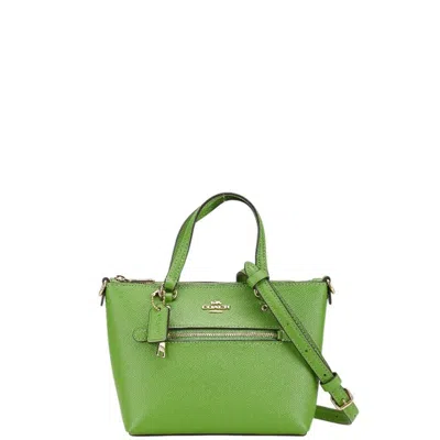 Pre-owned Coach Green Leather Handbag Shoulder Bag ()