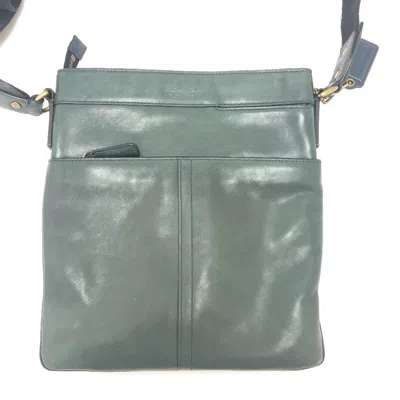 Pre-owned Coach Green Leather Shoulder Bag ()